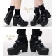 Iris Corolla Customize B Three-Buckle Chunky Platform Shoes(Reservation/3 Colours/Full Payment Without Shipping)